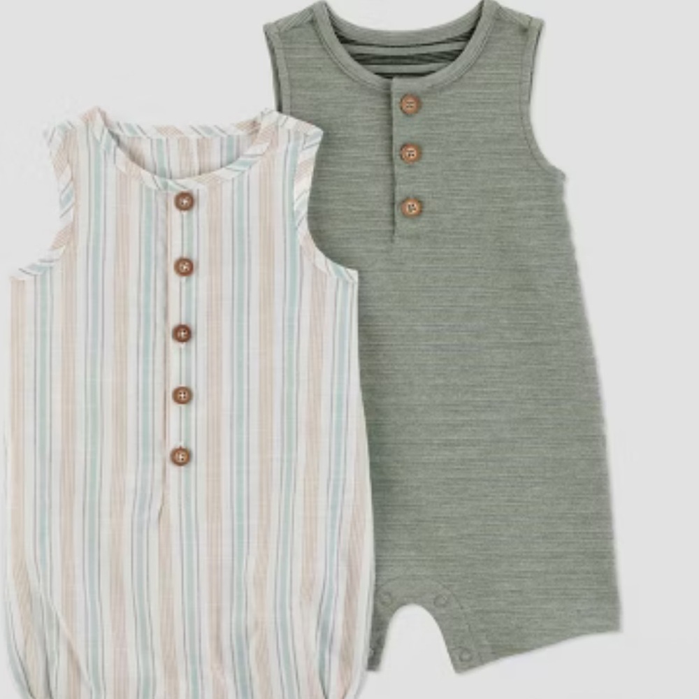 Carter onesie 6 months (just the green)